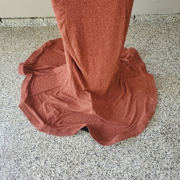 Bee Queen by Reseda Maxi Event Embellished Fall Orange Sz 12/XL/44 Dress Costume - Picture 5 of 9